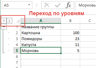 Как сгруппировать строки или колонки в Excel. Группировка данных